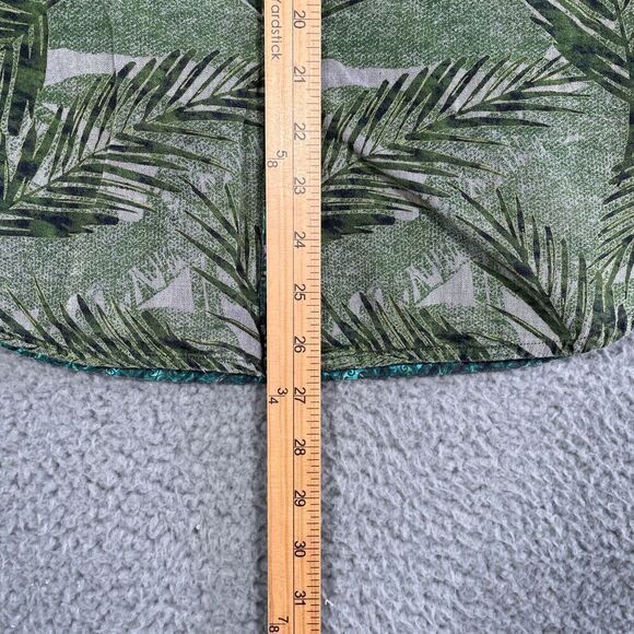 Robert Graham Tropical Leaf-Print Sport Shirt Short Sleeve Small Green - Picture 6 of 9
